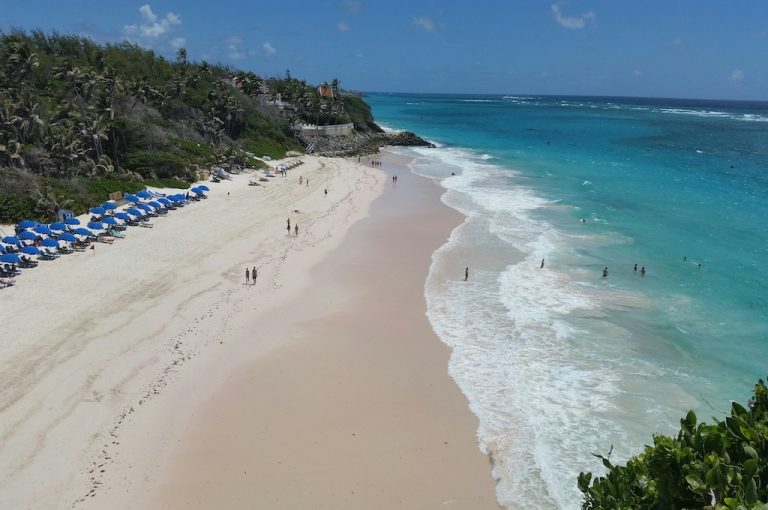 Coastal scenery on an island tour of Barbados