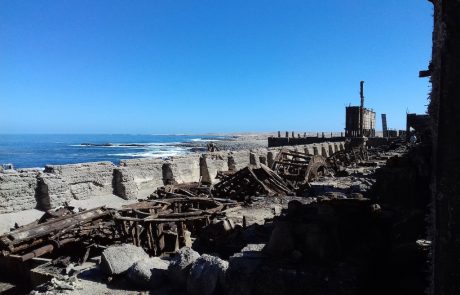 Wrack Ruinen an der Atlantikküste bei Lüderitz