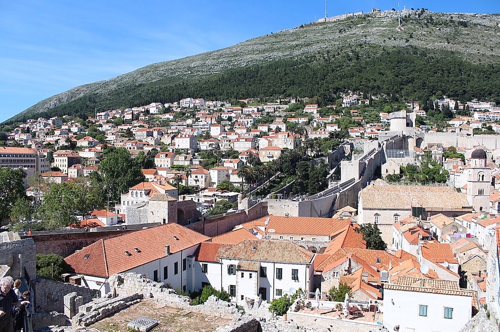 Dubrovnik Stadtführung von den Stadtmauern und dem Berg Srd