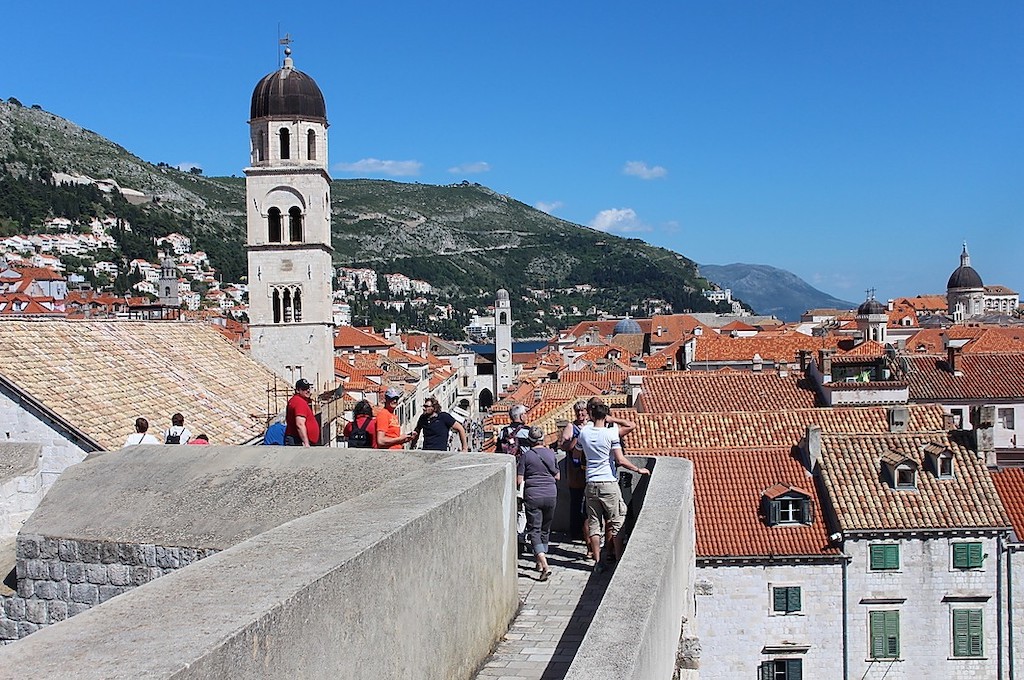 Dubrovnik Stadtführung von den Stadtmauern und dem Berg Srd