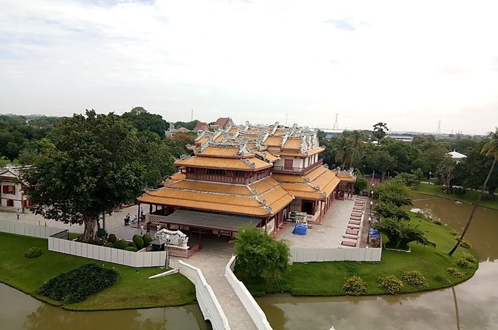 Chinesische Halle Die Tempelanlagen von Ayutthaya