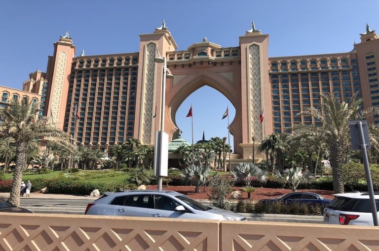 The Atlantis hotel on Palm Jumeirah in Dubai