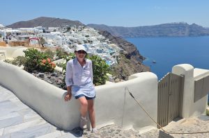 View over the caldera of Santorini