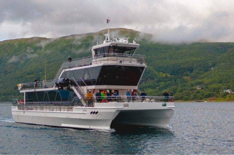 Fjord vessel in the Ramfjord