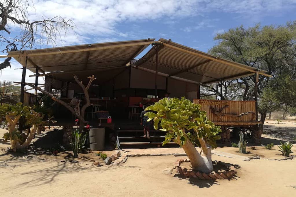 Küche von außen 2-Tagesausflug nach Spitzkoppe Camp