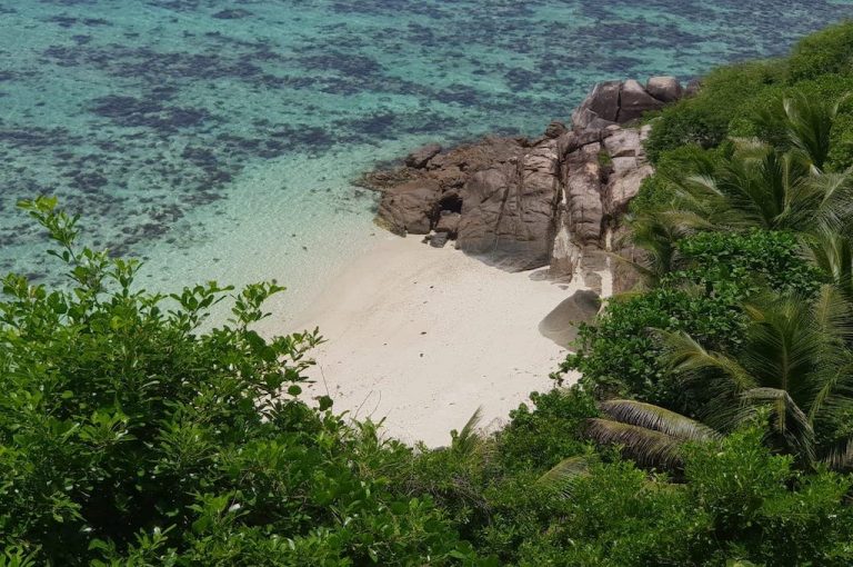 Snorkelling in the Baie Ternay Marine Park on Mahe