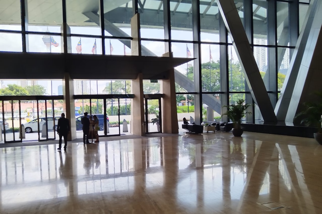 Haupteingang zum Park Hyatt Kuala Lumpur exklusiv