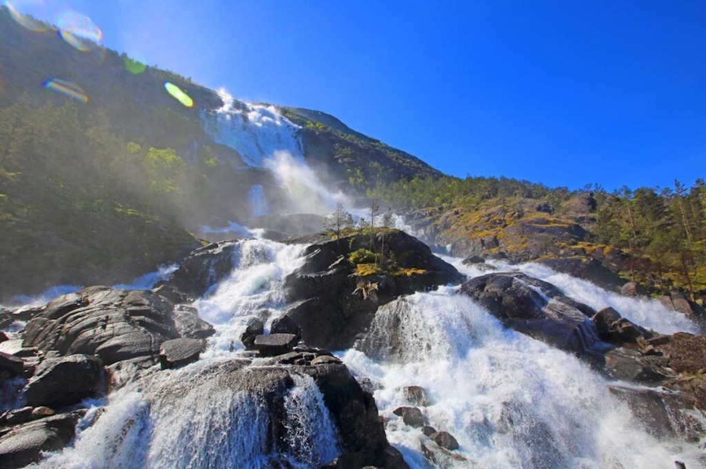 Wasserfall Langfoss