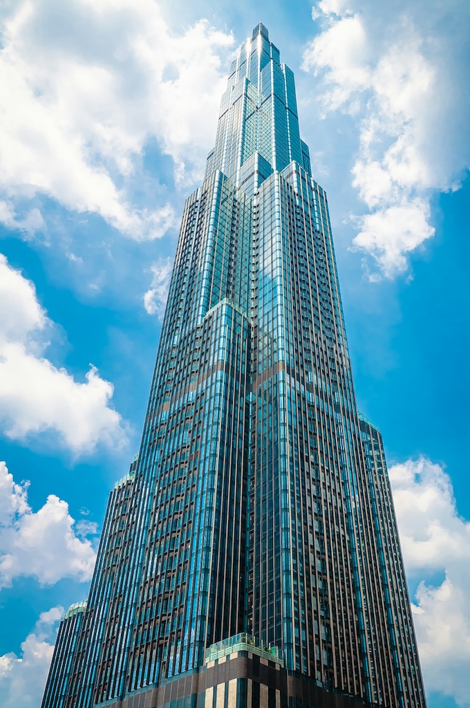 Hochhaus Der Landmark 81, höchster Wolkenkratzer Vietnams
