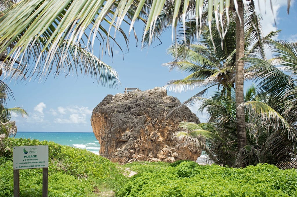 andere Seite Felsen Große Inseltour Barbados