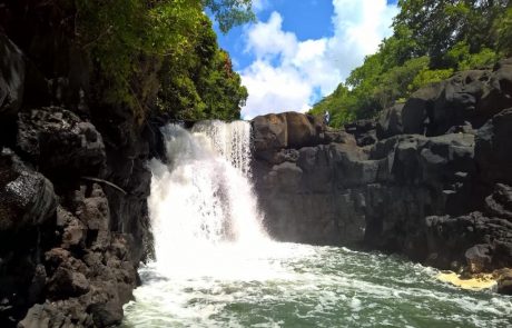 Tamarin Wasserfälle Wasserfall Rochester Falls im Süden von Mauritius