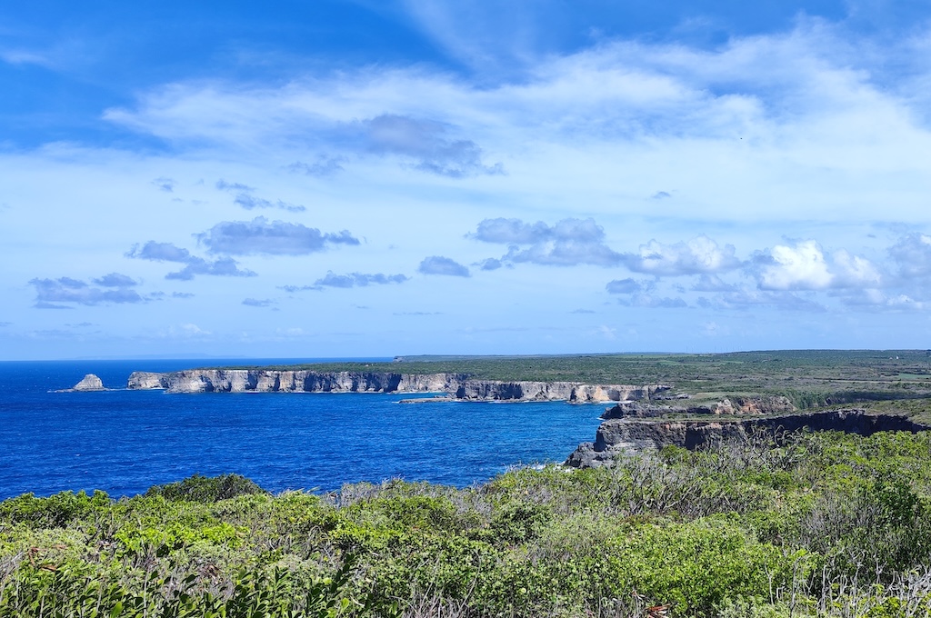 Aussicht auf Meer Nord Grand-Terre