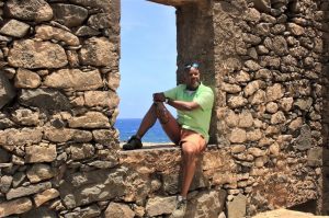 Hensley in ruine Inseltour mit dem Jeep