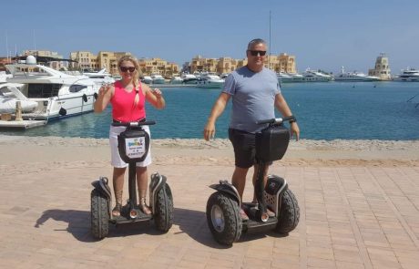 Hafen in El Gouna Segwaytour durch die Lagunenstadt El Gouna