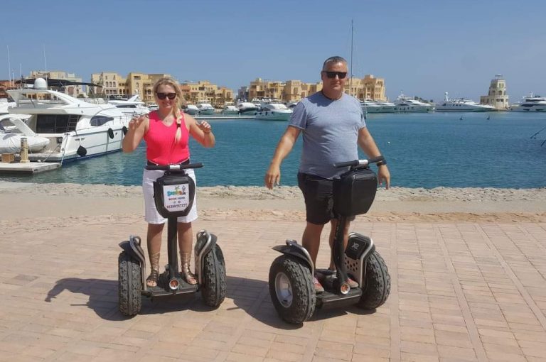 Segway tour through El Gouna near Safaga