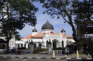 Die Kapitan-Keling-Moschee in George Town auf Penang