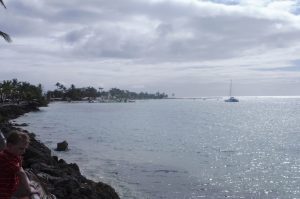 linke Ansicht von Felsen Guadeloupe