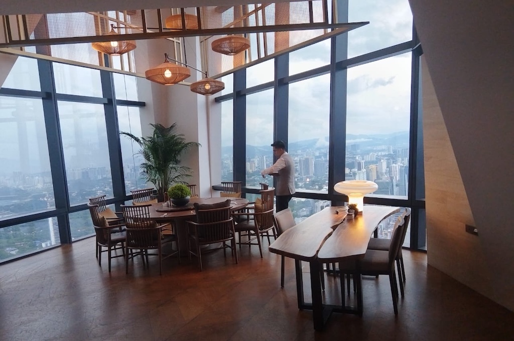 Park Lunge für unser Mittagessen Kuala Lumpur exklusiv