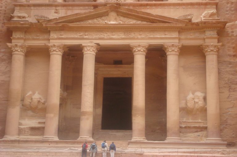 The Treasury of Petra in Jordan