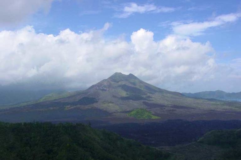 Volcano panorama at Kintamani on Bali