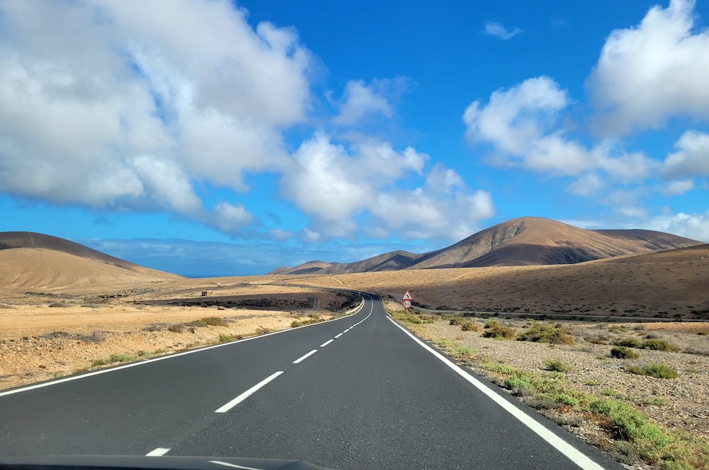 Fahrt durch Vulkangebiet Fuerteventura