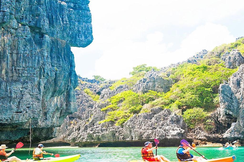 kayakfahrt Ausflug in Nationalpark
