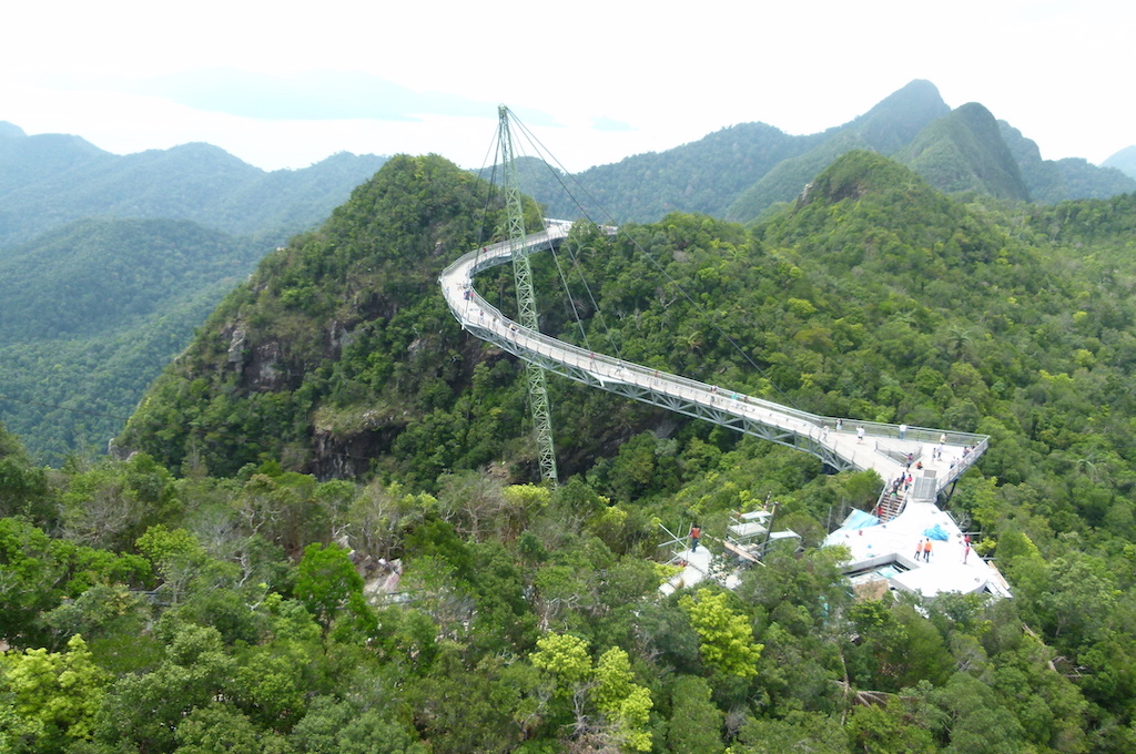 die Brücke auf dem Mat Chinchang Kopie Langkawi 1