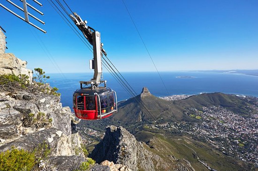 Tafelberg und Stadt