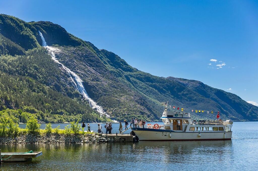 Wasserfall Langfoss