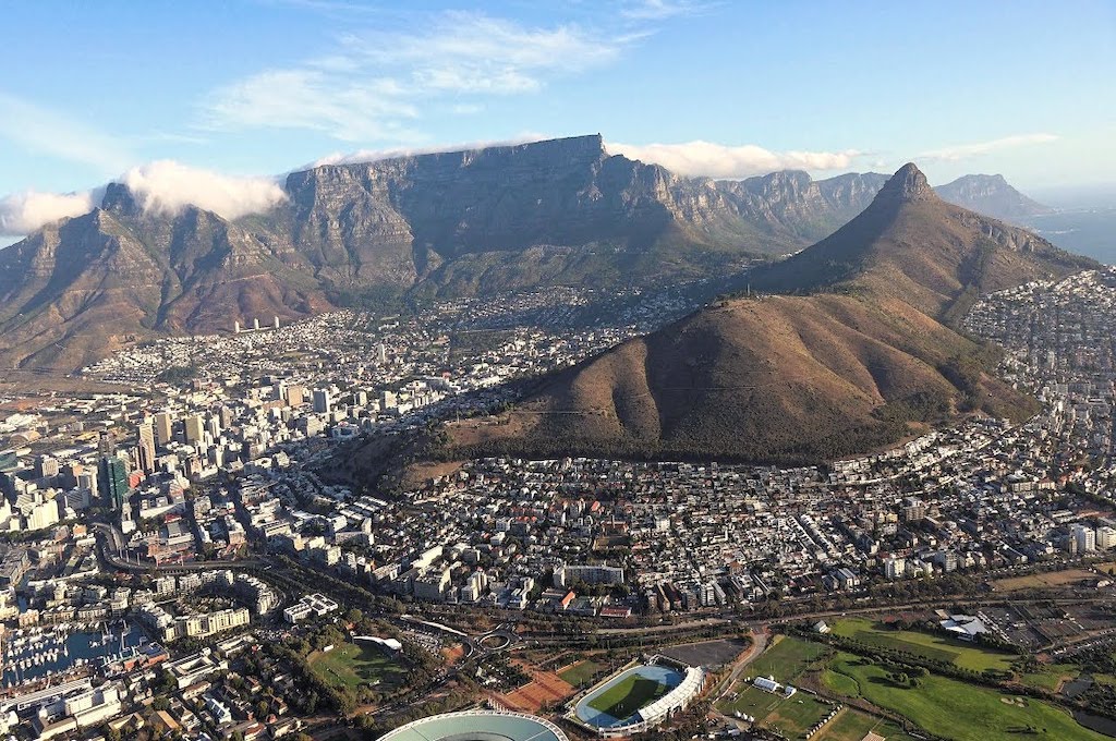 Tafelberg und Stadt