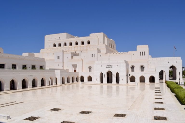 The Sultan Qaboos Grand Mosque in Muscat
