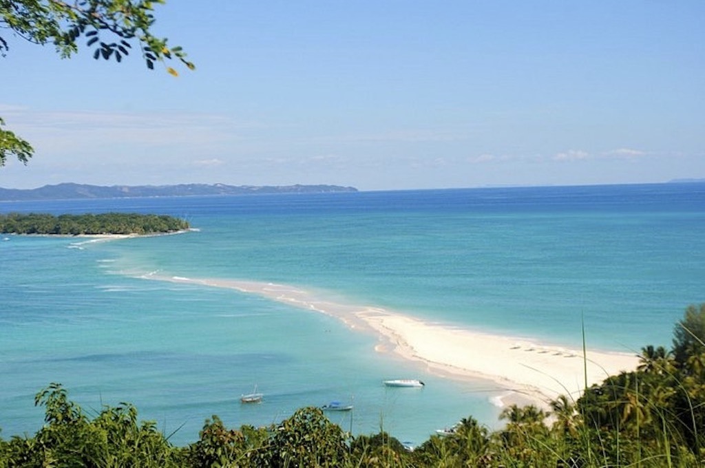 The paradise island of Nosy Iranja near Nosy Be, Madagascar