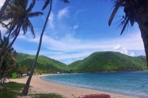 Aussicht von Strand Inseltour in den Süden-Antigua
