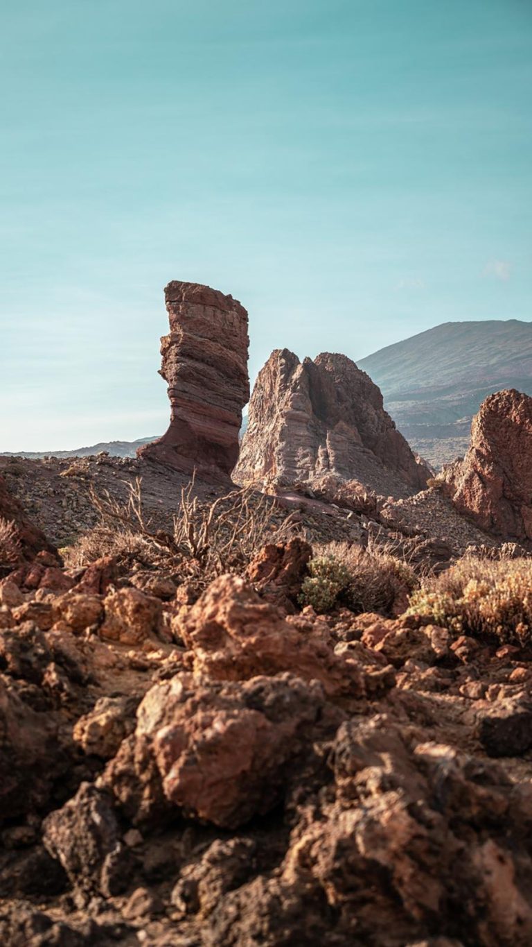Die Felsformation Roques de García im Teide-Nationalpark