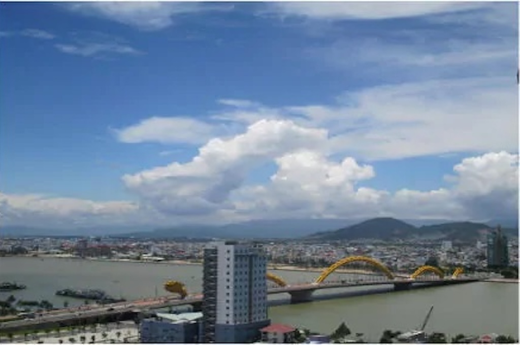 skyline von Danang Hoi An bei Nacht & Laternenzauber