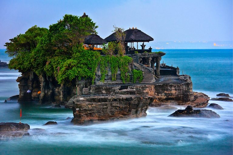 The sea temple of Tanah Lot on Bali