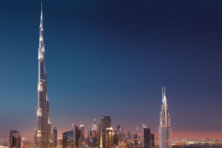 View from the Burj Khalifa observation deck